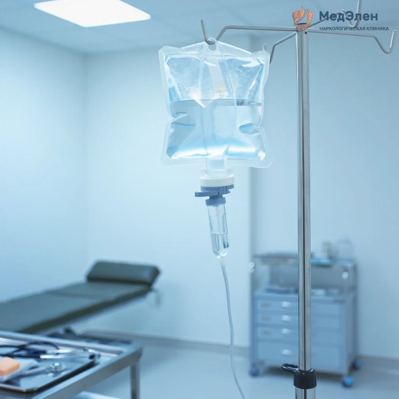 Капельница в медицинском кабинете