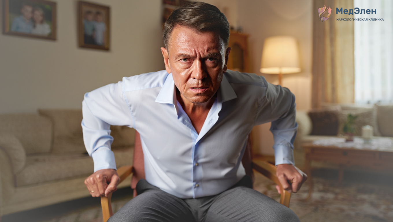 У мужчины нервное напряжение